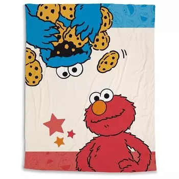 Nici 41978 - Мягкое одеяло «Улица Сезам» * Cookie Monster & Elmo