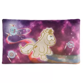 Nici 43726 Подушка золотой единорог, падающая звезда в космосе, плюш ок.