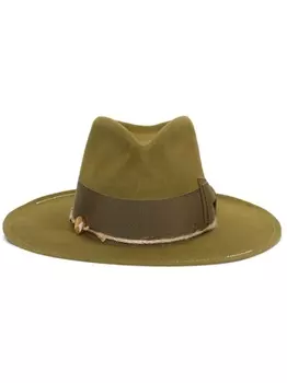 Nick Fouquet шляпа-федора Ривер Сонг, зеленый