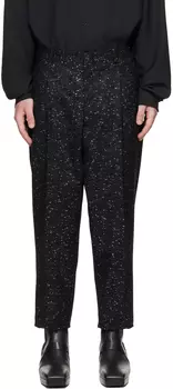 NICOLAS ANDREAS TARALIS Черные брюки со складками