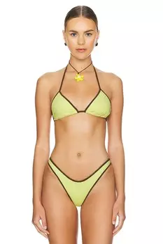 Ник топ Frankies Bikinis, бежевый