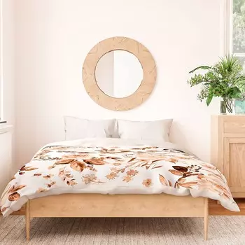 Nika Vintage Boho Garden Полиэстеровое пуховое одеяло Deny Designs, цвет Polyester