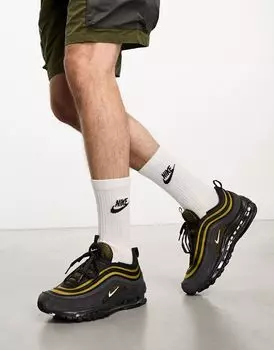 Nike – Air Max 97 – черно-коричневые спортивные туфли