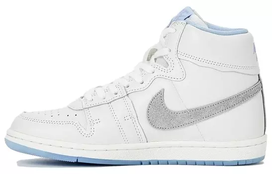 Nike Air Ship PE SP Forget-me-nots From Bud To Flower Women's, кроссовки женские Jordan, белый/серый/синий