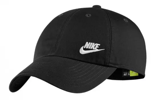 Nike Бейсболка хлопковая унисекс черная