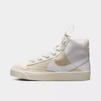Nike Blazer Mid '77 SE Dance Stretch Lace Casual Shoes для девочек для маленьких детей, бежевый