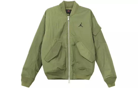 Nike Clothing Стеганая куртка мужская зеленая Jordan, зеленый