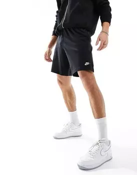 Nike – Club – флисовые шорты цвета Schwarz