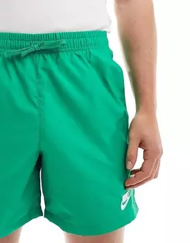 Nike Club – Vignette – Тканевые шорты зеленого цвета