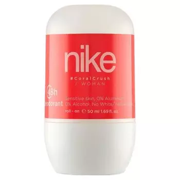 Nike, #CoralCrush Woman, Шариковый дезодорант, 50 мл