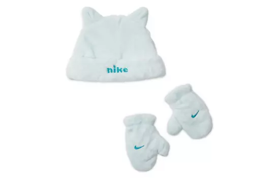 Nike Детская шапка из кораллового флиса, синяя