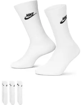 Nike — Everyday Essential — набор из 3 пар белых носков