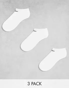 Nike — Everyday Lightweight — комплект из 3 пар светлых белых носков