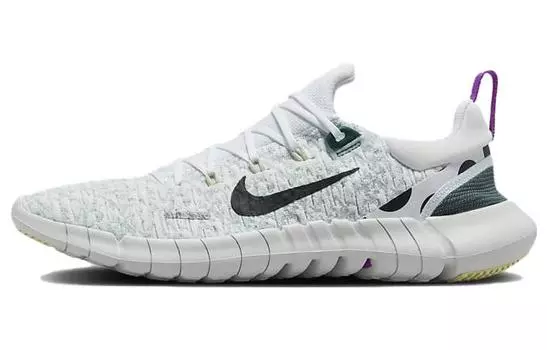 Nike Free Run 5.0 Белый Светло-Серебристый