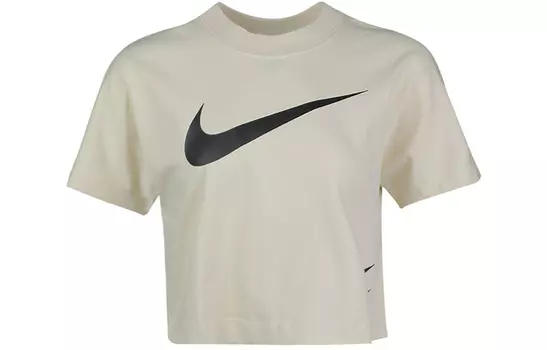 Nike Футболка женская бежево-желтая