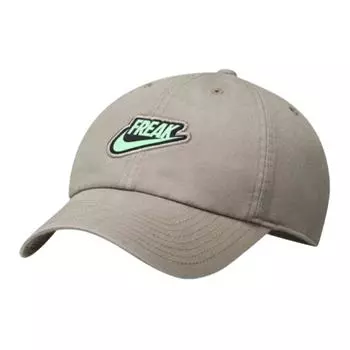 Nike Хлопковая бейсболка унисекс коричневого цвета