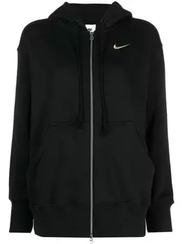 Nike худи Phoenix с вышитым логотипом, черный
