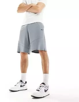Nike — Icon — серые шорты 11 дюймов с логотипом