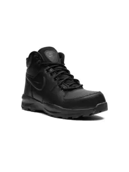 Nike Kids ботинки Manoa Leather 'Triple Black', черный