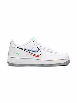 Nike Kids кроссовки Air Force 1 Multi-Swoosh, белый