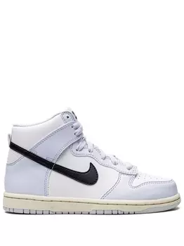 Nike Kids кроссовки Dunk High, белый