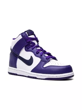 Nike Kids кроссовки Dunk High, белый