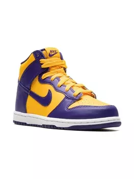 Nike Kids кроссовки Dunk High, фиолетовый