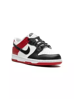 Nike Kids кроссовки Dunk Low Black Toe, белый