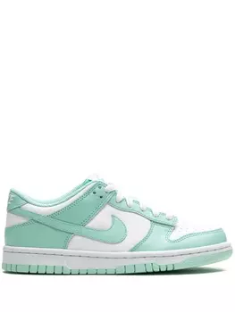 Nike Kids кроссовки Dunk Low Mint Foam, белый