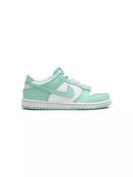 Nike Kids кроссовки Dunk Low Mint Foam, белый