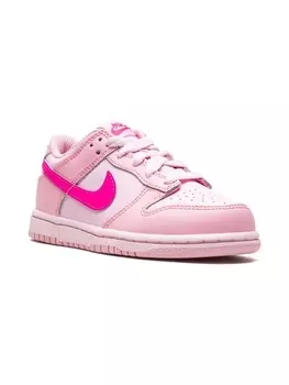 Nike Kids кроссовки Dunk Low Triple Pink, розовый