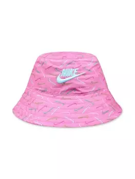 Nike Kids панама с вышитым логотипом, розовый