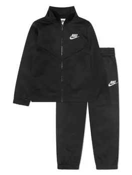 Nike Kids спортивный костюм Dri-FIT с логотипом, черный