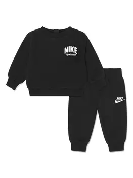 Nike Kids спортивный костюм с логотипом, черный