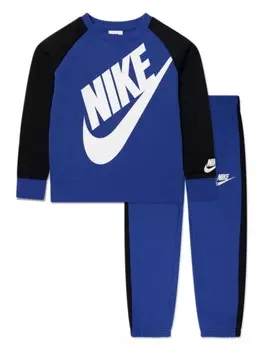Nike Kids спортивный костюм с логотипом, синий