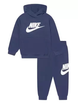 Nike Kids спортивный костюм с принтом, синий