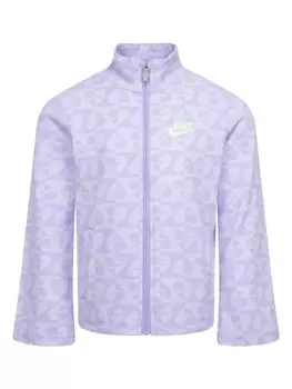 Nike Kids спортивный костюм Swoosh с принтом, фиолетовый