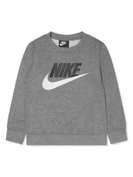 Nike Kids толстовка с логотипом, серый