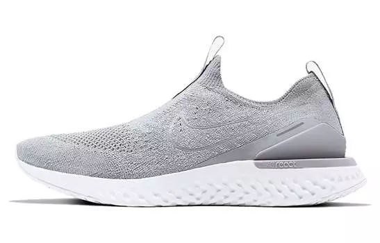 Слипоны Nike Men, серый/белый
