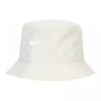 Nike Мужская панама из полиэстера белого цвета