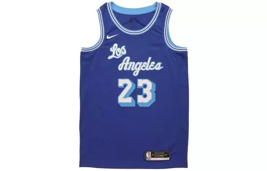 Спортивная майка женская Nike NBA Los Angeles Lakers 2020 Lebron James Classic Edition Swingman, темно-синий