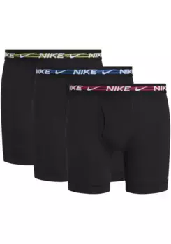NIKE Нижнее белье-боксеры "BOXER BRIEF 3PK" (3 шт. в упаковке, 3 шт. в упаковке), с эластичным поясом с логотипом Nike Underwear, черный