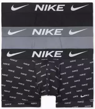 NIKE Нижнее белье Боксеры "TRUNK 3PK" (3 шт.), из мягкой качественной микрофибры Nike Underwear, черный