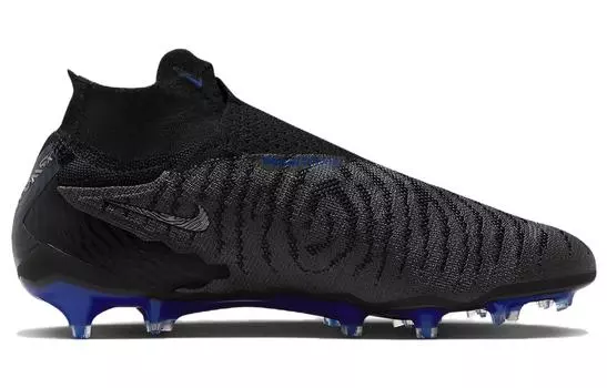 Nike Phantom GX Футбольные бутсы унисекс, Black/Hyper Royal/Chrome