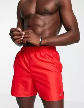 Nike Плавание – Volley – Красные шорты для плавания, 5 дюймов