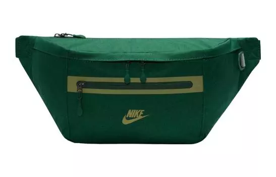 Nike Поясная сумка ELEMENTAL Fabric, обычная, унисекс, цвет "Каньон-зеленый"