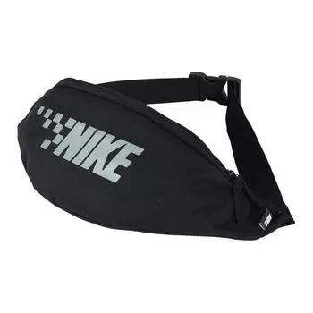 Nike Поясная сумка из полиэстера унисекс, черная и красная