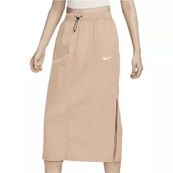 Nike Повседневная длинная юбка женская цвета хаки