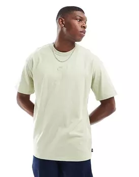 Nike Premium – Essentials – Светло-зеленая футболка оверсайз унисекс