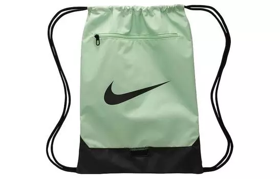 Nike Рюкзак из полиэстера, обычный, унисекс, зеленый